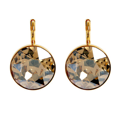 

Swarovski Bella Gold Pierced Earrings