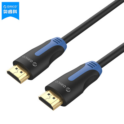 

ORICO (ORICO) HM14 HDMI кабель версии 1.4 4K 3D проекторы цифрового телевидения высокой четкости видео кабель линии компьютер ноутбук монитор кабеля 1,5 м черный