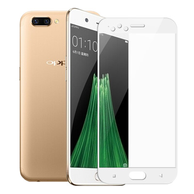 

【Two Pieces】 Langke OPPO R11 Plus tempered film full-screen coverage of tempered film HD explosion-proof mobile phone protective film for OPPO R11 Plus (white)