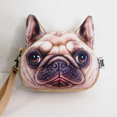 

Dog personality mobile phone bag imitation leather handbag