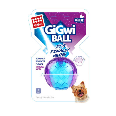 

GiGwi G-Ball ball trumpet transparent pet toys dog toys resistant to bite wear high elastic grinding teeth sound ball interactive toys