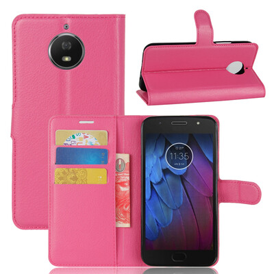 

GANGXUN Motorola Moto G5S Plus Case High Quality PU Leather Flip Cover Kickstand Anti-shock Wallet Case for Moto G5S Plus