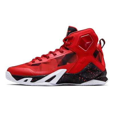 

Qiaodan mens basketball shoes breathable shoes shock absorber sports male boots XM3570137 new Qiaodan red white 44