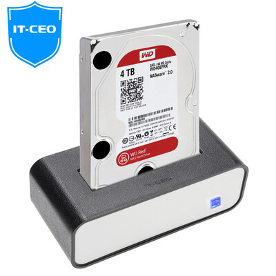 

IT-CEO IT-181 USB3.0 для мобильных жестких дисков 2,5 / 3,5-дюймовый универсальный SATA-последовательный порт SSD твердотельный жесткий диск ноутбук жесткий диск внешний корпус черный
