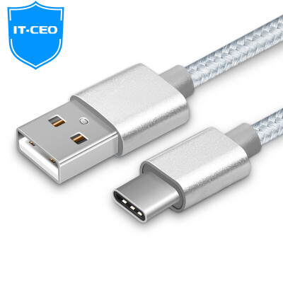 

IT-CEO USB31 Type-C to USB20 Andrews mobile phone charging cable 2 m data cable silver support music millet 5 Meizu PRO6 ZUK Y1TYPE-B1