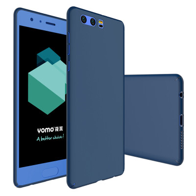 

YOMO Huawei glory 9 mobile phone shell protective clothing skin feeling full package edge protection hard shell dark blue