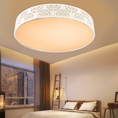 

Jingdong Supermarket] Foshan Lighting (FSL) Ceiling Light LED Bedroom Living Room Light Three sections of dimming fashion simple beauty series 24W round lamp 26020