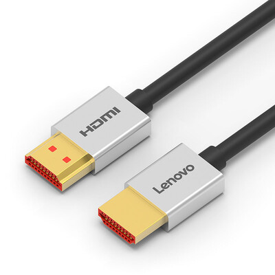 

Lenovo Lenovo HD01 корпус из алюминиевого сплава Business Edition ультра-тонкая линия высокого разрешения 4K TV Кабель HDMI Кабель компьютерный проектор 0,5 м