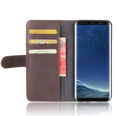 

GANGXUN Samsung Galaxy S8 Чехол из натуральной кожи Магнитный флип-чехол Kickstand Card Слот-кошелек для Samsung S8