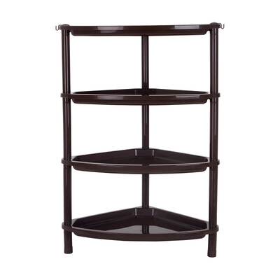 

Citylong Plastic Storage Rack Kitchen Bathroom Rack Multifunctional Storage Rack Chocolate 7115