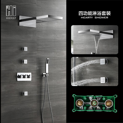 

HIDEEP Professional In-wall surface mounted bath shower faucets
