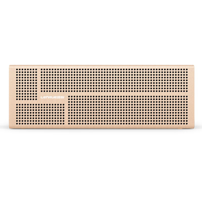 

Blue Yue LEnRuE A6pro Bluetooth speaker mini metal subwoofer phone call car outdoor card stereo two-channel computer speakers Tu Hao gold