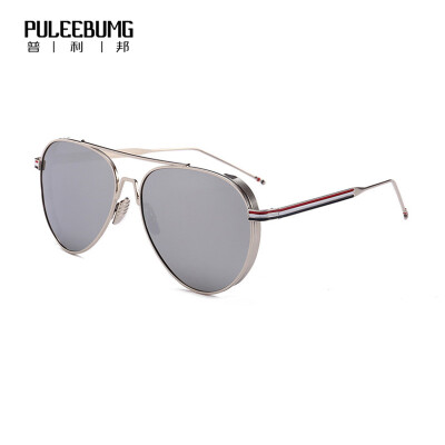 

PuLeeBumG sunglasses men and women couples models sunglasses metal polarized light tide driving mirror driver mirror new P2226