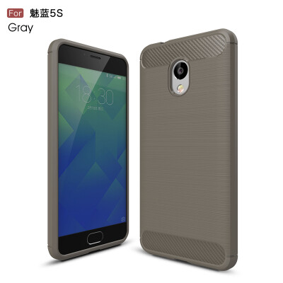 

GANGXUN Meizu M5s Case Anti-Slippery Scratch-Resistant Lightweight Soft Silicon Back Cover For Meizu M5s