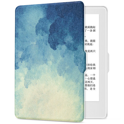 

Pottery fit Kindle 558 version of the protective cover / shell painting series new Kindle e-book sleeping leather white - moonlight
