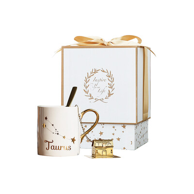 

Mickey House Twelve Constellation Creative Ceramic Mugs Taurus Coffee Mugs Delivery Girls Boys Gui Mei Gifts Birthday Gift Set With Spoon
