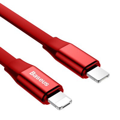 

(Baseus) Lightning / Micro two-in-one data cable Andrews Apple iPhone5 / 5s / 6 / 6s / 7 Plus / iPad charging line data line red 1.2M