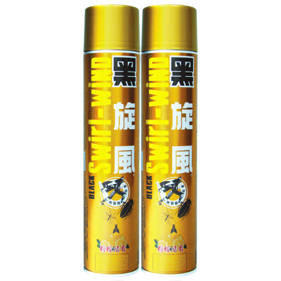 

Black whirlwind insecticide aerosol lemon flavor double bottle 600ml * 2 insecticide insecticide insecticide insecticide supplies kill cockroach cockroach