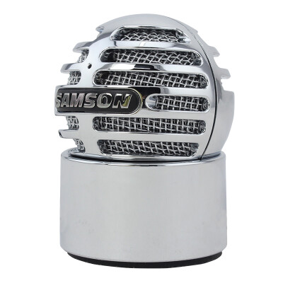 

SAMSON Meteor Meteorite Spherical Mini USB Capacitor Microphone Desktop Computer Desktop Recording Equipment Silver