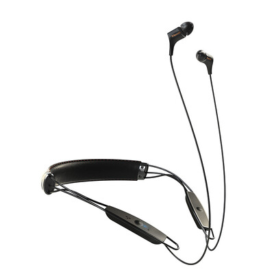 

Ходжес (Клипш) R6 шейная кожаный воротник шея висит уха Bluetooth гарнитуры проволоки звонков / 18 часов автономной работы / динамический бас / черный патент эллиптического уха