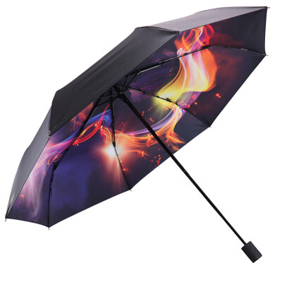 

Paradise umbrella UPF50 all shade black rubber transfer three fold black umbrella sunny umbrella sun umbrella Xiangruyimo 30309DLCJ