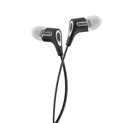 

Jacks Klipsch R6 ear-type moving music headphones aluminum cavity lightweight&durable oval earbuds fit sound black