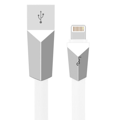 

(I-mu) Apple 6 / 6s Andrews combo data line zinc alloy one line mobile phone charging cable iphone5 / 6s / 7 Plus / ipad air mini pearl white