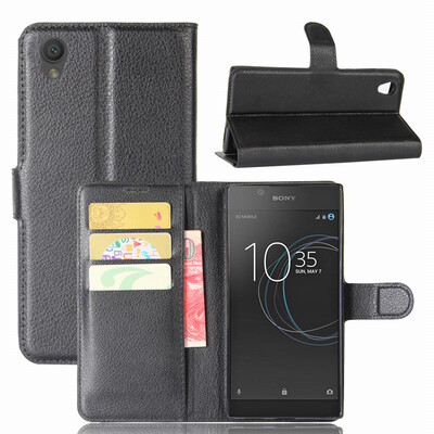 

GANGXUN Sony Xperia L1 Case PU Leather Magnetic Flip Wallet Card Cover for Sony Xperia L1