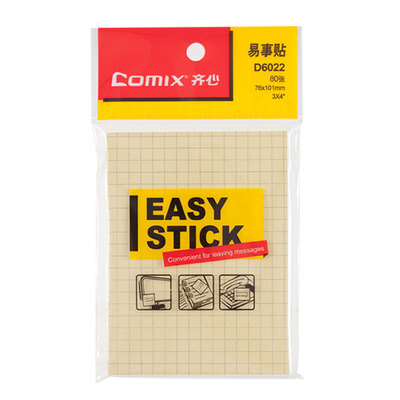 

Coxy Comix 80 sheets 76x101mm square easy to post note paper note book post-it notes 24 loaded D6022 yellow