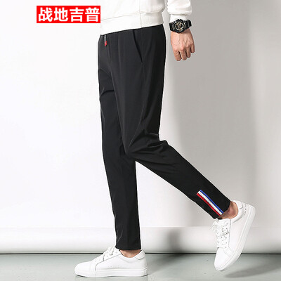 

Бойцовский джип Slim Pants Мужские повседневные брюки Комфортные спортивные штаны Ноги Брюки Брюки Мужские 17095ZTX704 Черный 3XL