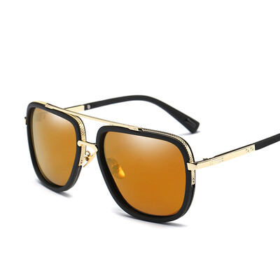 

Peekaboo Driving Polarized Sunglasses Men with Box Brand Luxury Black Mens Square Shades Men Mirror 2017 Fishing Sun Glasses