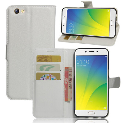 

GANGXUN Oppo F3 Plus Case High Quality PU Leather Flip Cover Kickstand Anti-shock Wallet Case for Oppo R9s Plus