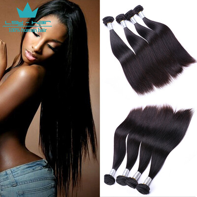 

Brazilian Virgin Hair Straight 3 Bundles Brazilian Straight Hair Weave Bundles For Sale 10A Grade Virgin Unprocessed Human Hair