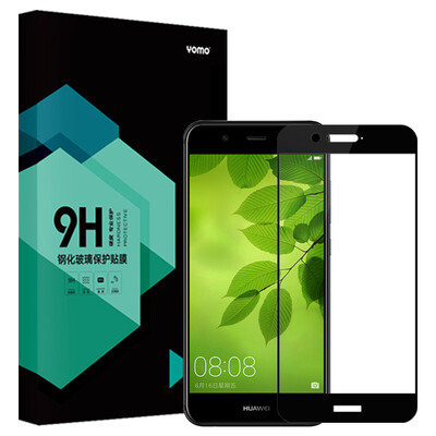 

Yomo Huawei сверхновой 2 стали Мембрана мобильного телефона фильм защитная пленка, покрывающая полноэкранный полноэкранный взрывобезопасного покрытия стеклянной пленки - черная