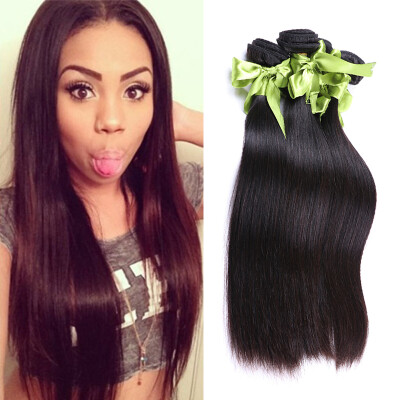 

Peruvian Virgin Hair Straight 4 Bundle Deals Peruvian Straight Virgin Hair Bundles Human Hair Weave 7A Unprocessed Peruvian Hair