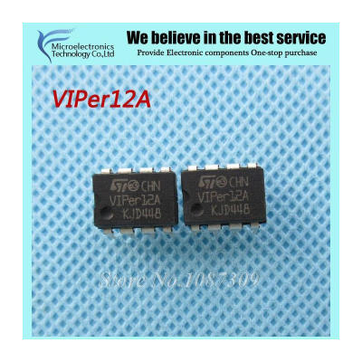 

10pcs free shipping VIPER12A VIPER12 DIP-8 ACDC Converters Low Power OFF-Line S Primary new original