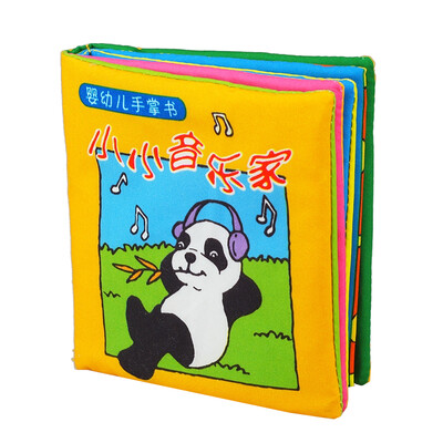 

LALABABY / La Labu книга детское кольцо бумага книга ткани ребенка книга Маленький музыкант Kai Монгбвалу