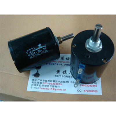 

WXD4-23 3W10 multiturn wirewound potentiometer resistance range 1K-10K