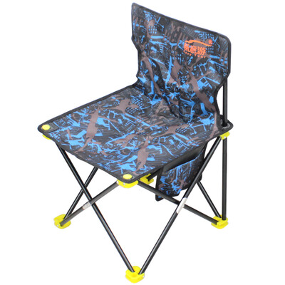 

Easy Tour camping folding chair self-driving equipment fishing stool art sketch chair portable fishing chair medium blue camouflage chair