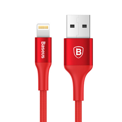 

Baseus Apple MFI certification data line Rui Rui series for Apple 7 6s 6plus iPad data cable charging line red