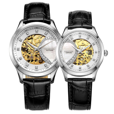 

Renault (RARONE) watch dream series of mechanical couple watches white gold nail belt 86700489019800