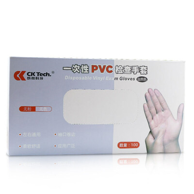 

CK-Tech CKS-VC701-L Disposable PVC gloves food grade gloves food beauty laboratory industrial household gloves 100 L code