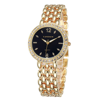 

Luxury Brand Women Dress Watches Fashion Ladies Quartz Watch Women 18K Gold Wristwatch Casual Dress Clock