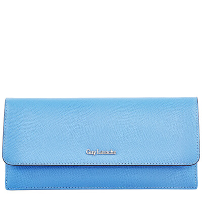 

Ji Longxue guy laroche candy color cowhide ladies wallet long section GS4690031-53 light pink