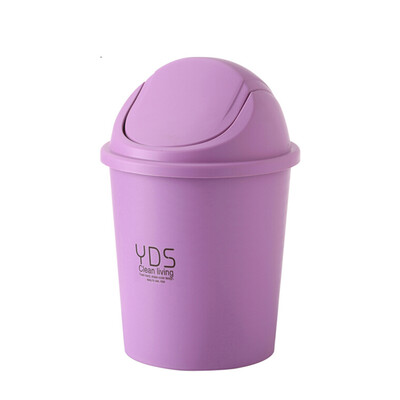 

Ai Xin is still the new YSD shaking plastic color trash can violet 92L