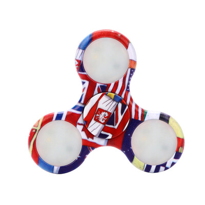 

Новый Палец Гироскопа Стороны Spinner Непоседа Игрушки Свет Непоседа ручной Счетчик Torqbar Finger Игрушки EDC Фокус СДВГ Гироскоп