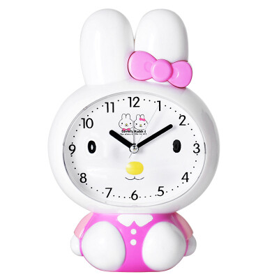 

Polaris POLARIS alarm clock creative cartoon cute little table cartoon lazy bedside alarm clock student children alarm clock 3599 white