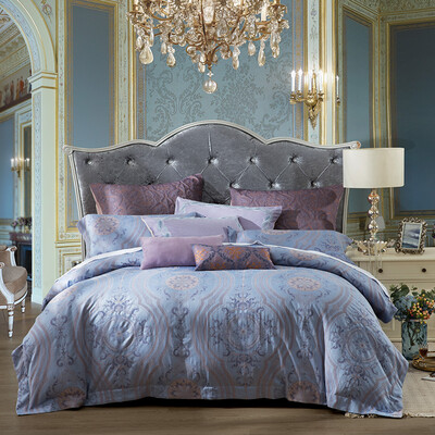 

LOVO Carolina life produced four-piece jacquard bedding products bedding linen quilt cover Klein 220 240cm