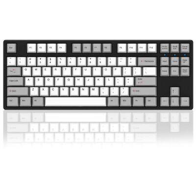 

AKKO Ducky One 87 PBT Sublimation Mechanical Keyboard Cherry Cherry Shaft Red Shaft Retro Gray