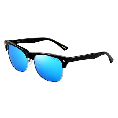 

Parsons (PARZIN) retro couples section polarized sunglasses fashion half-frame sunglasses 9600 black box G15 film